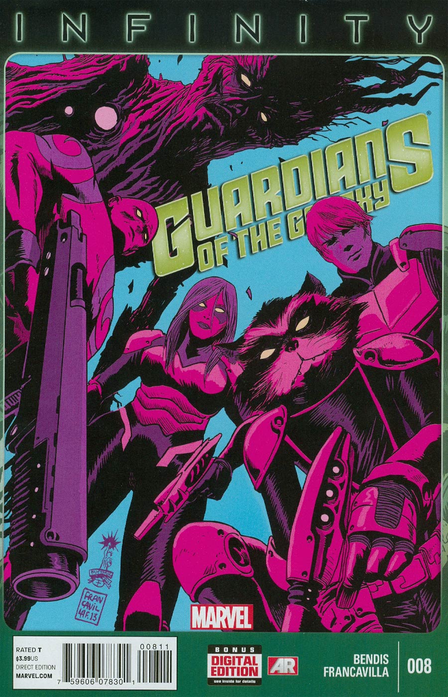 Guardians Of The Galaxy Vol 3 #8 Cover A Regular Francesco Francavilla Cover (Infinity Tie-In)