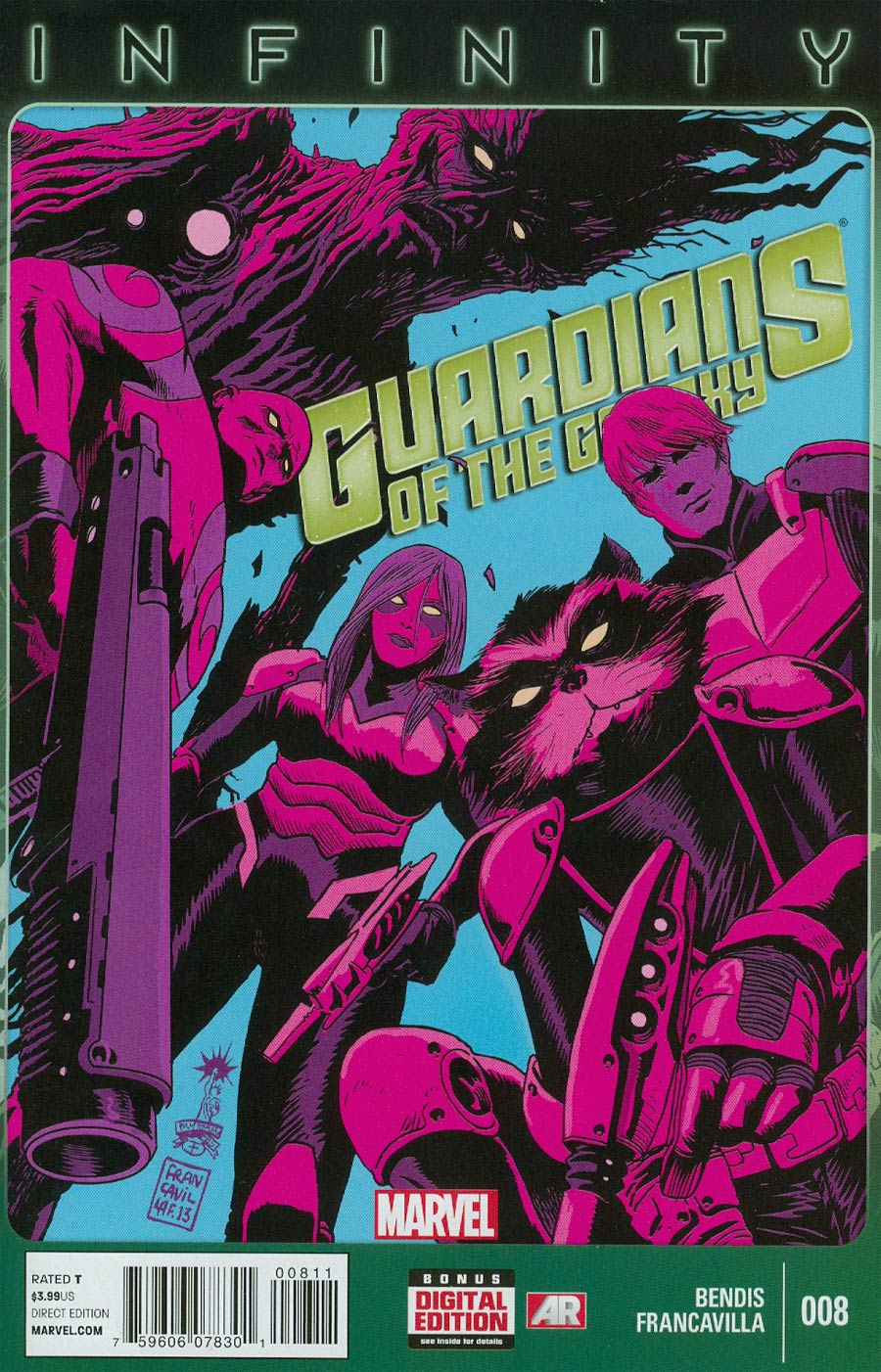 Guardians Of The Galaxy Vol 3 #8 Cover A Regular Francesco Francavilla Cover (Infinity Tie-In)