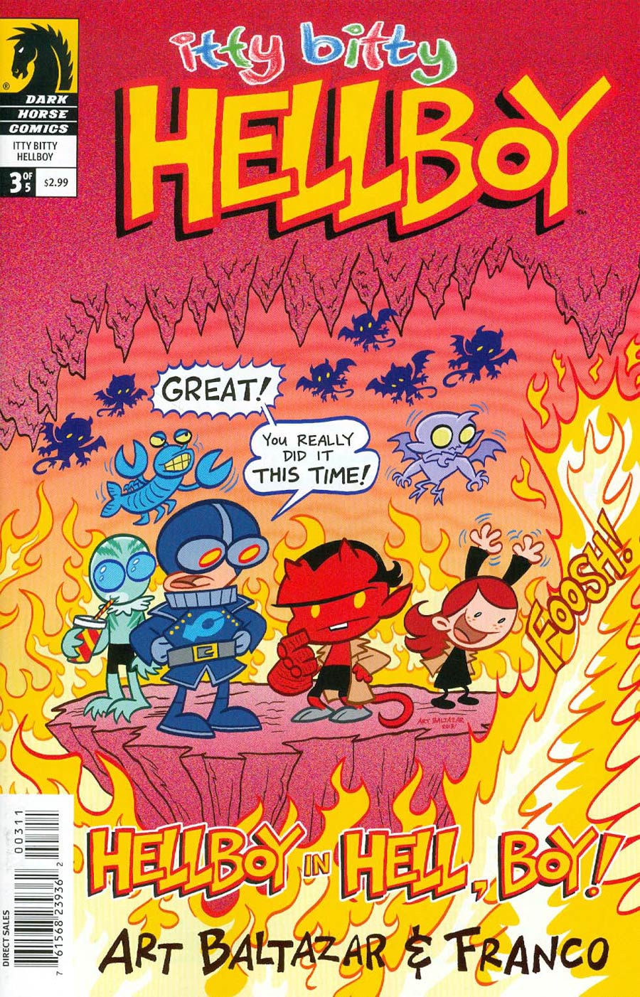 Itty Bitty Hellboy #3 Cover A Art Baltazar