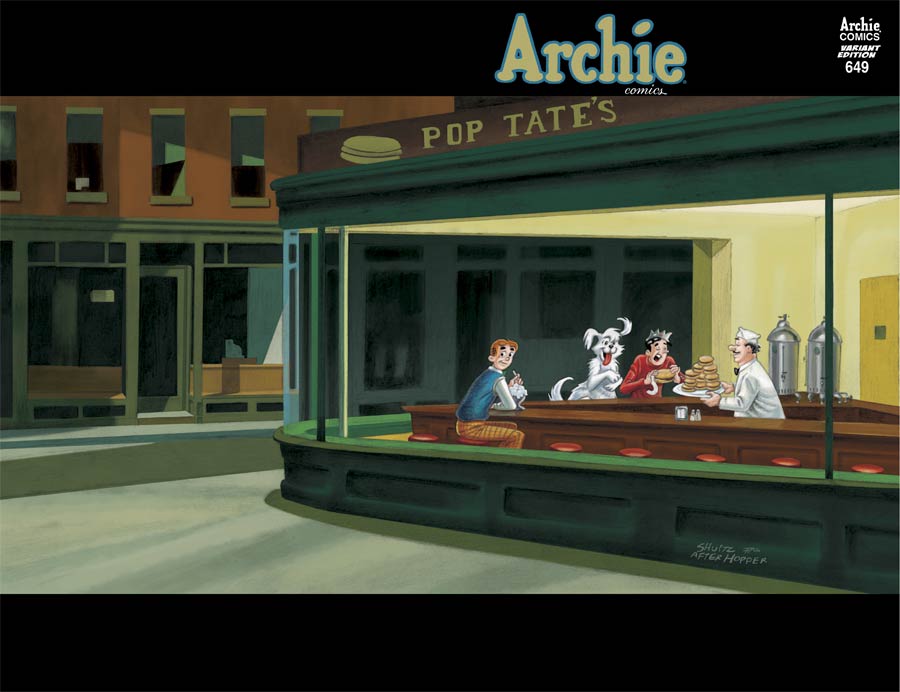 Archie #649 Cover B Variant Nighthawks Cover