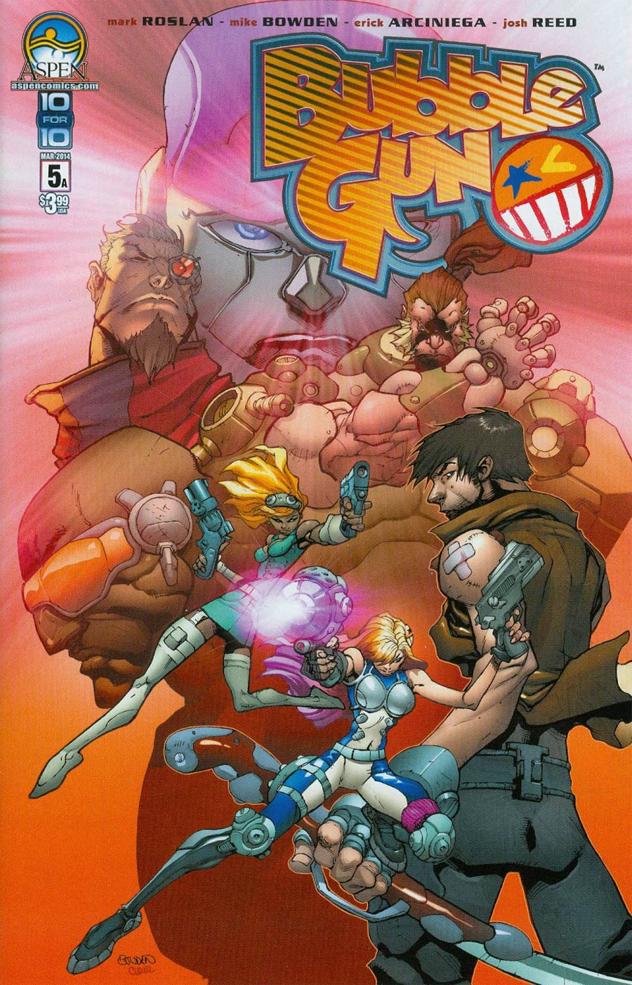 Bubblegun #5 Cover A Mike Bowden