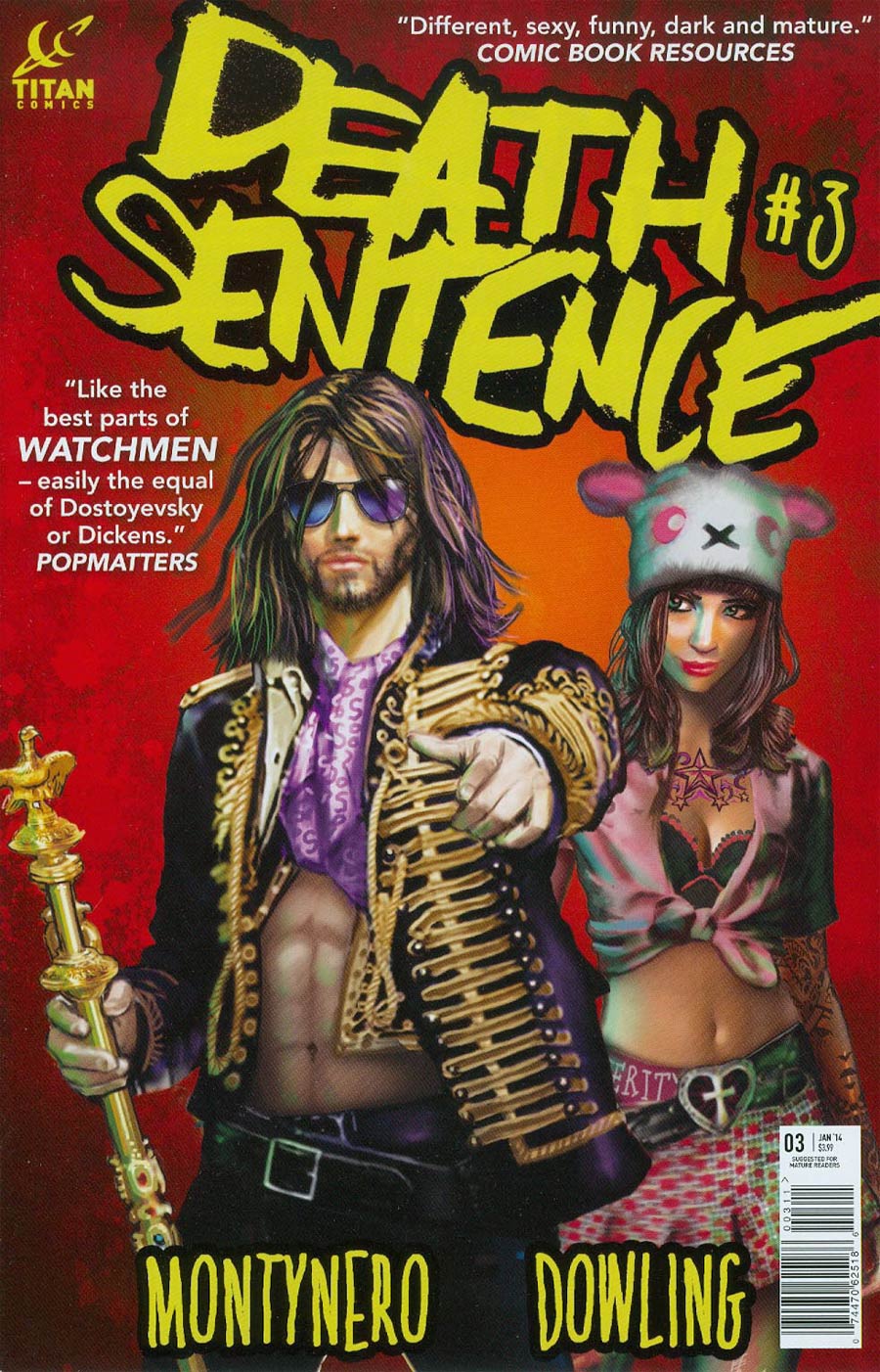 Death Sentence #3 Cover A 1st Ptg Regular Michael Dowling Cover