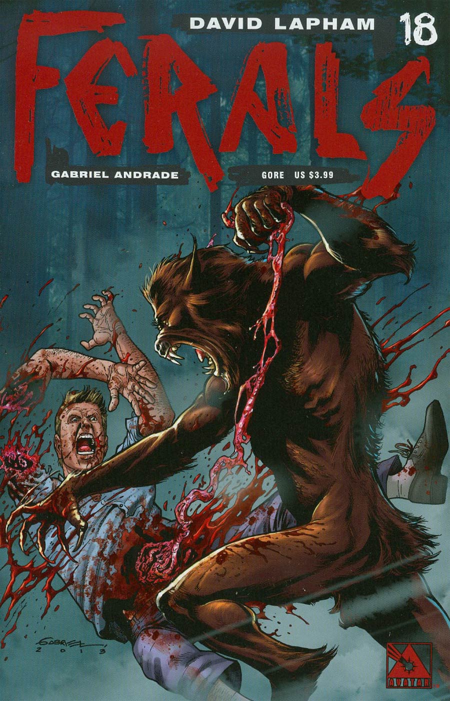 Ferals #18 Cover C Gore Cover