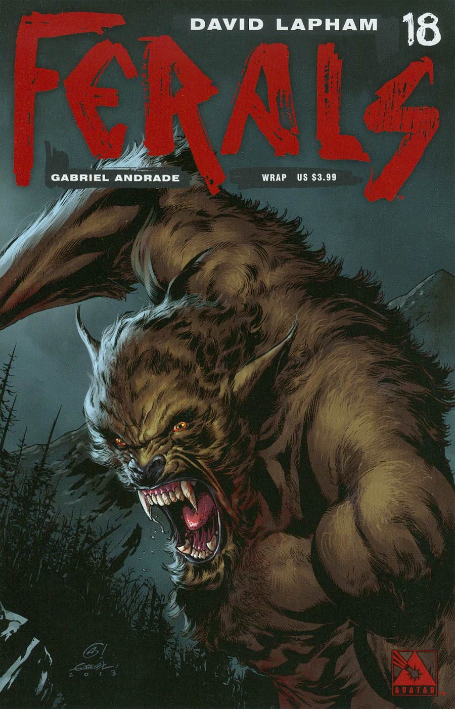 Ferals #18 Cover B Wraparound Cover