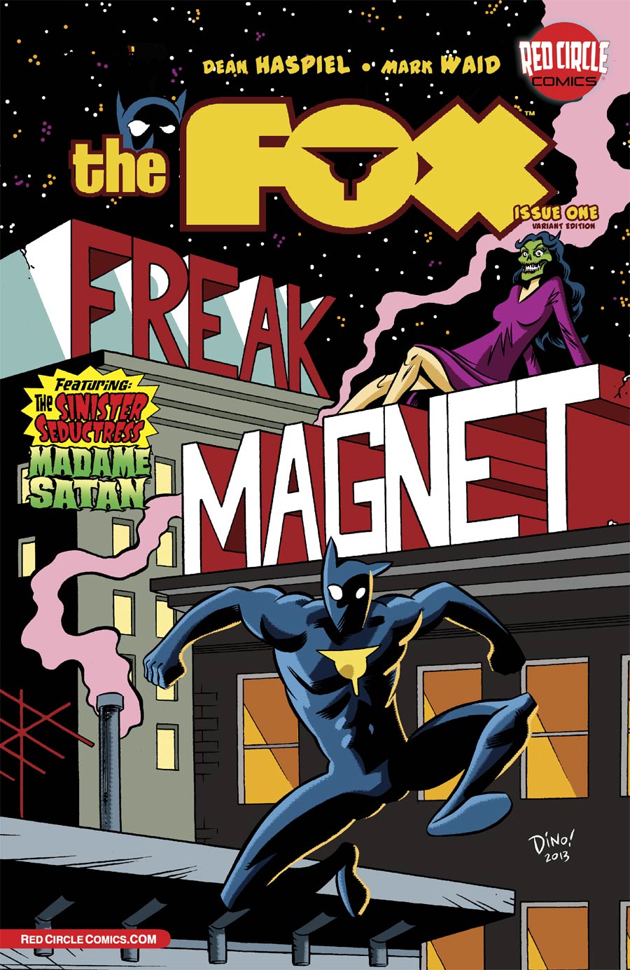 Fox #1 Cover B Variant Dean Haspiel Freak Magnet Cover