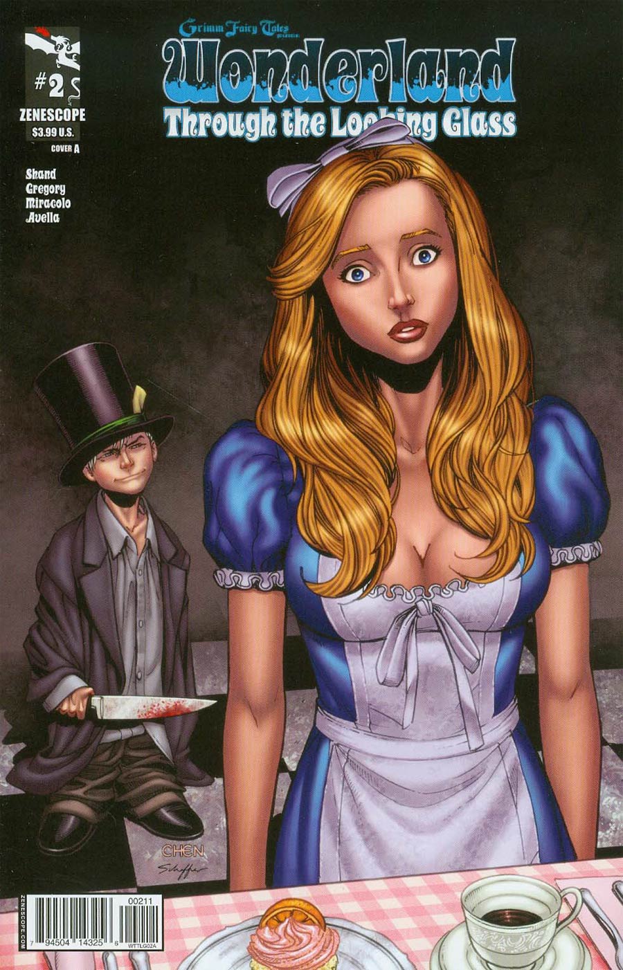 Grimm Fairy Tales Presents Wonderland Through The Looking Glass #2 Cover A Sean Chen