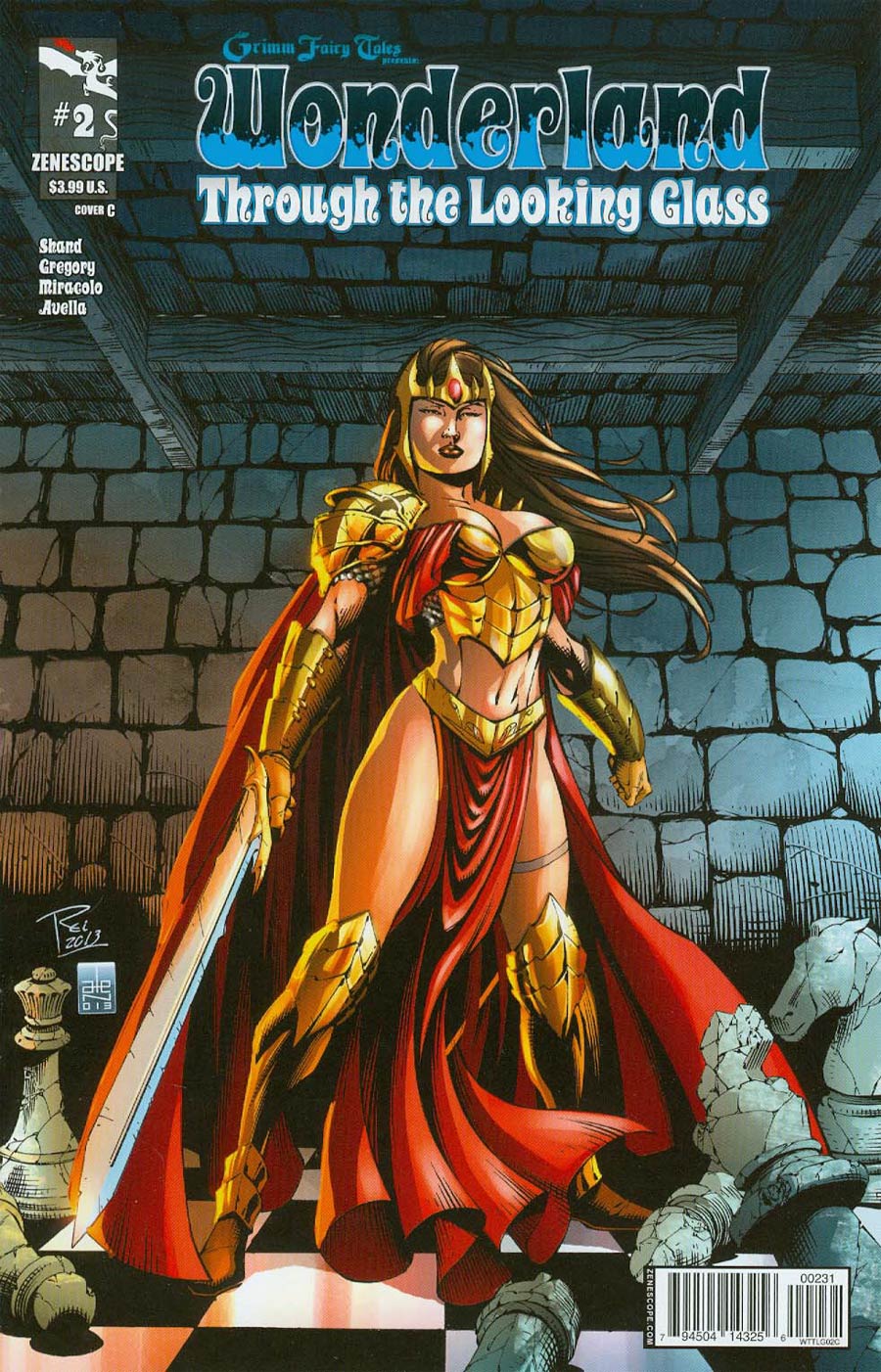 Grimm Fairy Tales Presents Wonderland Through The Looking Glass #2 Cover C Renato King