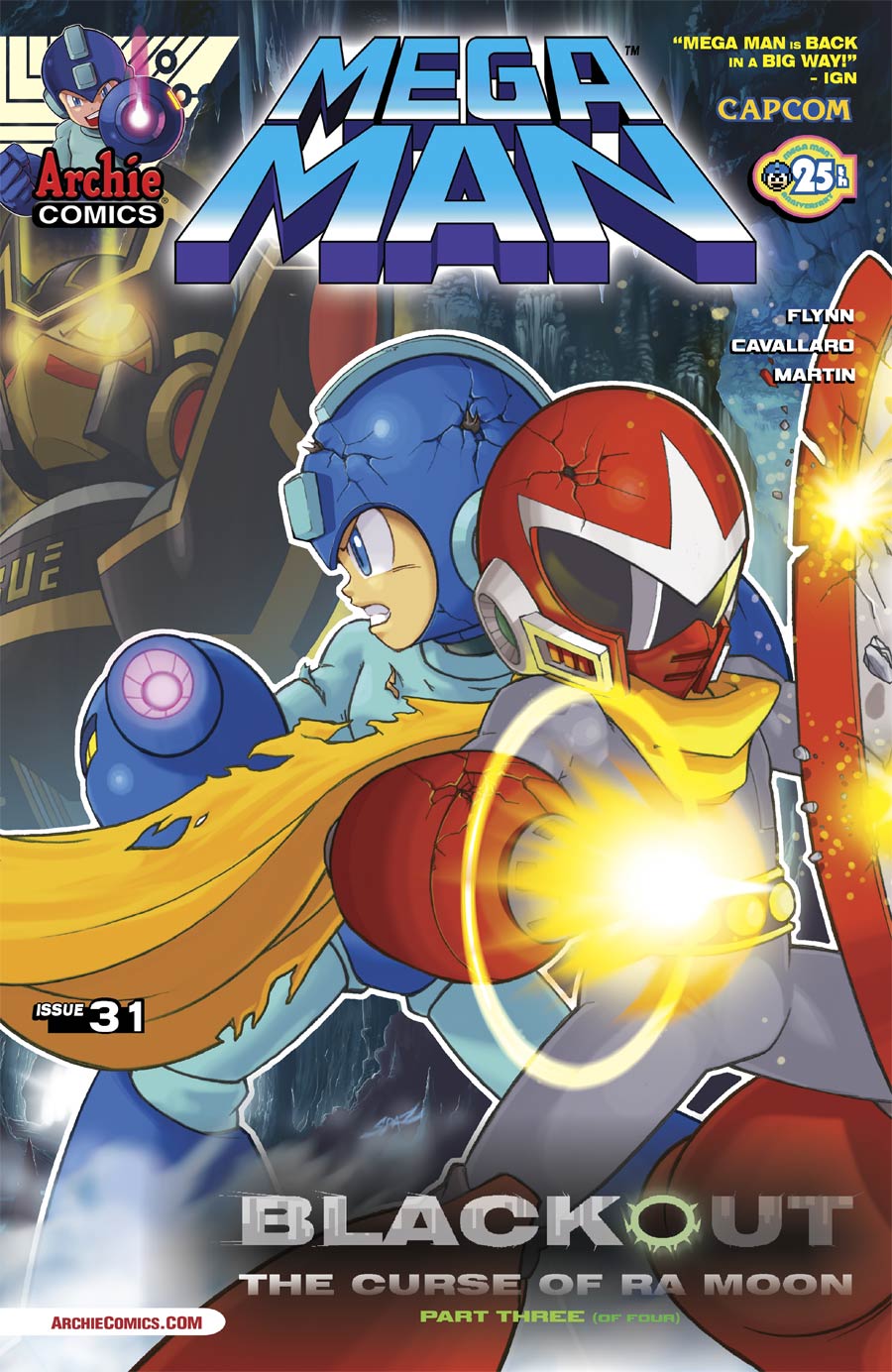 Mega Man Vol 2 #31 Cover A Regular Patrick Spaz Spaziante Cover