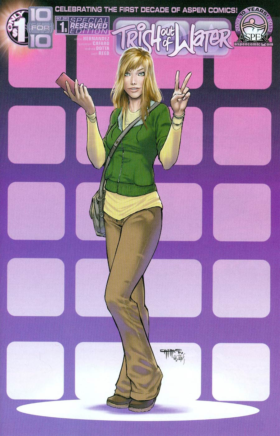 Trish Out Of Water #1 Cover B Regular Aspen Reserved Cover