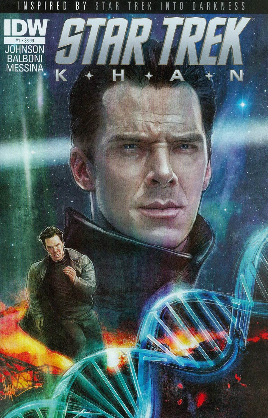 Star Trek Khan #1 Cover A Regular Paul Shipper Cover