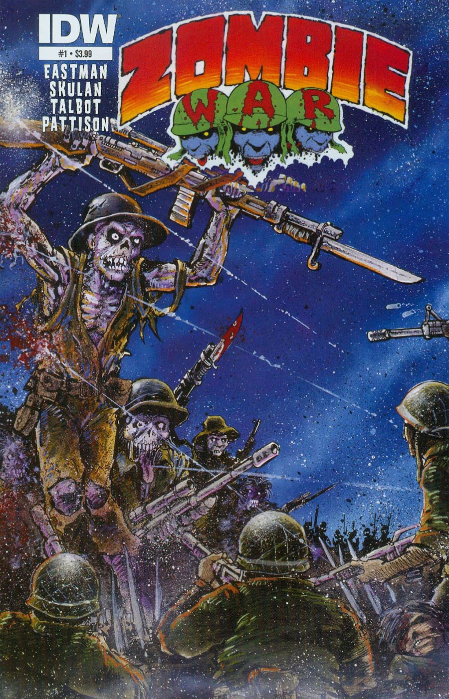 Zombie War #1 Cover A Regular Kevin Eastman Cover