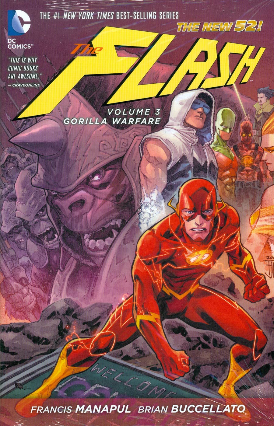 Flash (New 52) Vol 3 Gorilla Warfare HC
