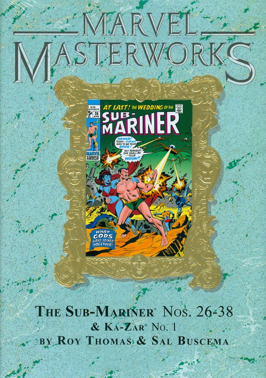 Marvel Masterworks Sub-Mariner Vol 5 HC Variant Dust Jacket