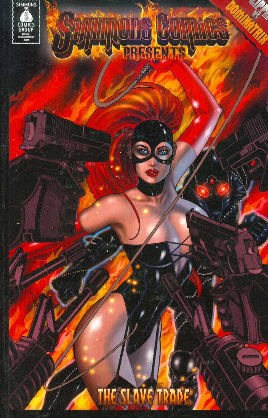 Simmons Comics Presents Zipper vs Dominatrix Slave Trade GN