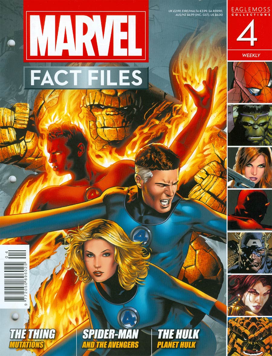 Marvel Fact Files #4 Fantastic Four Cover