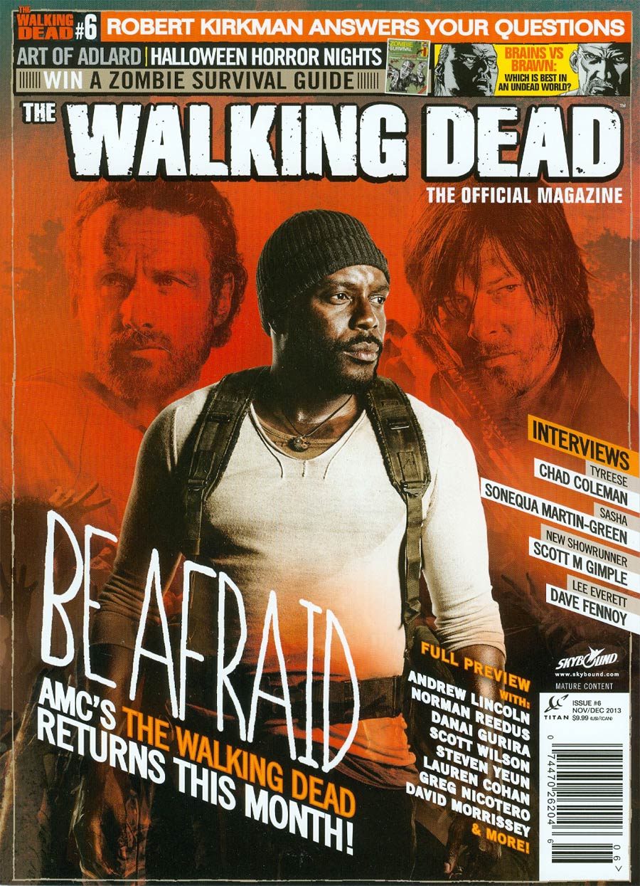 Walking Dead The Official Magazine #6 Newsstand Edition