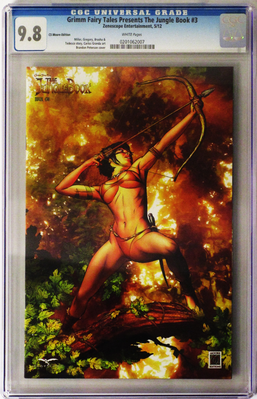 Grimm Fairy Tales Presents Jungle Book #3 CS Moore Edition CGC 9.8