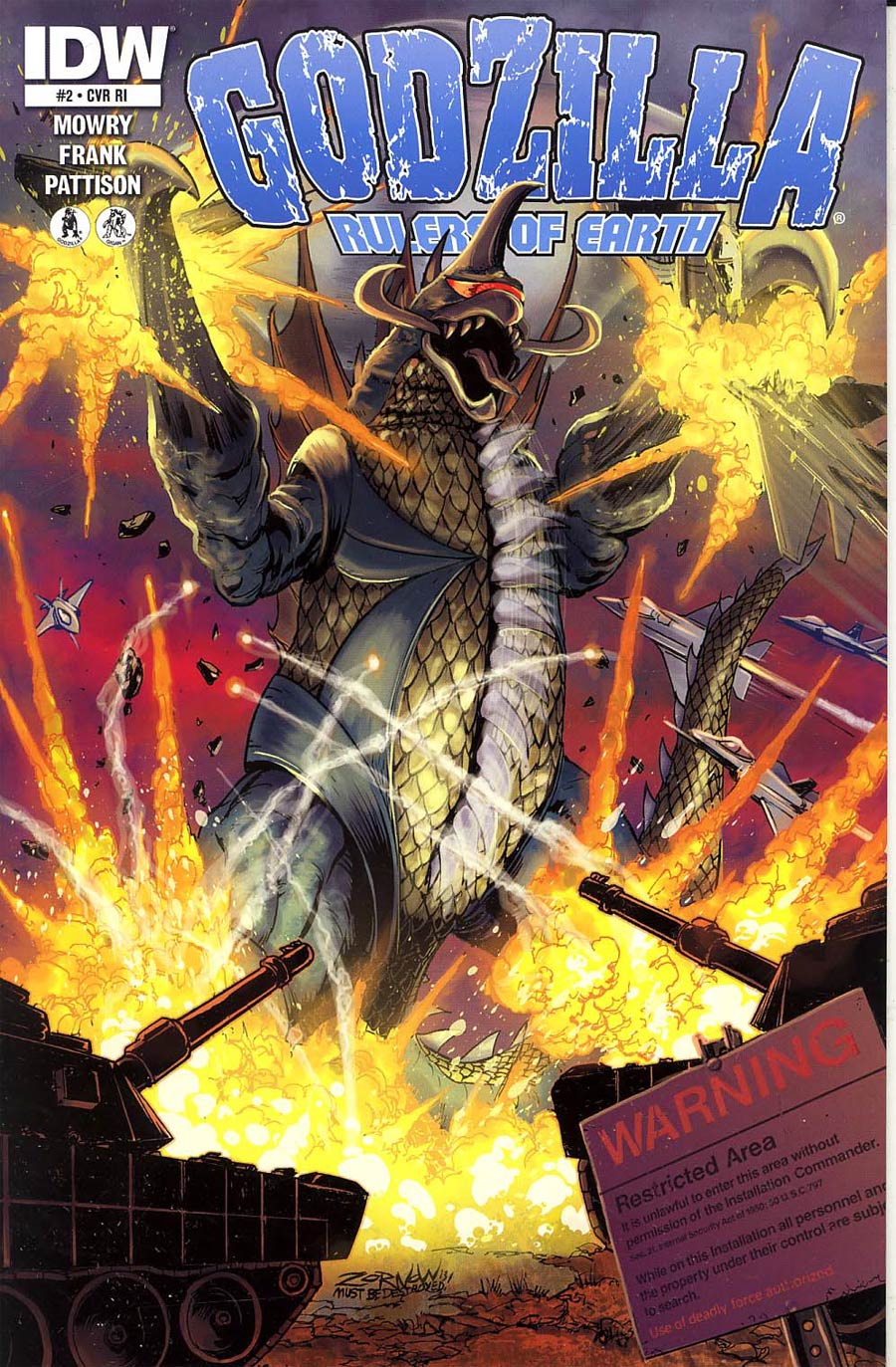 Godzilla Rulers Of The Earth #2 Cover B Incentive Jeff Zornow Variant Cover