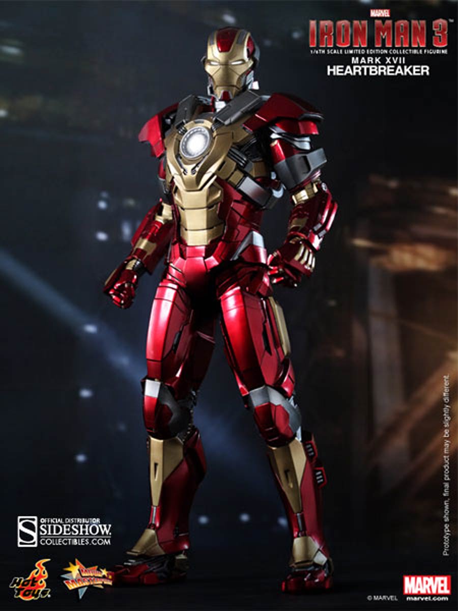 Iron Man 20 Mark XVII Heartbreaker 20 Inch Action Figure   Midtown ...