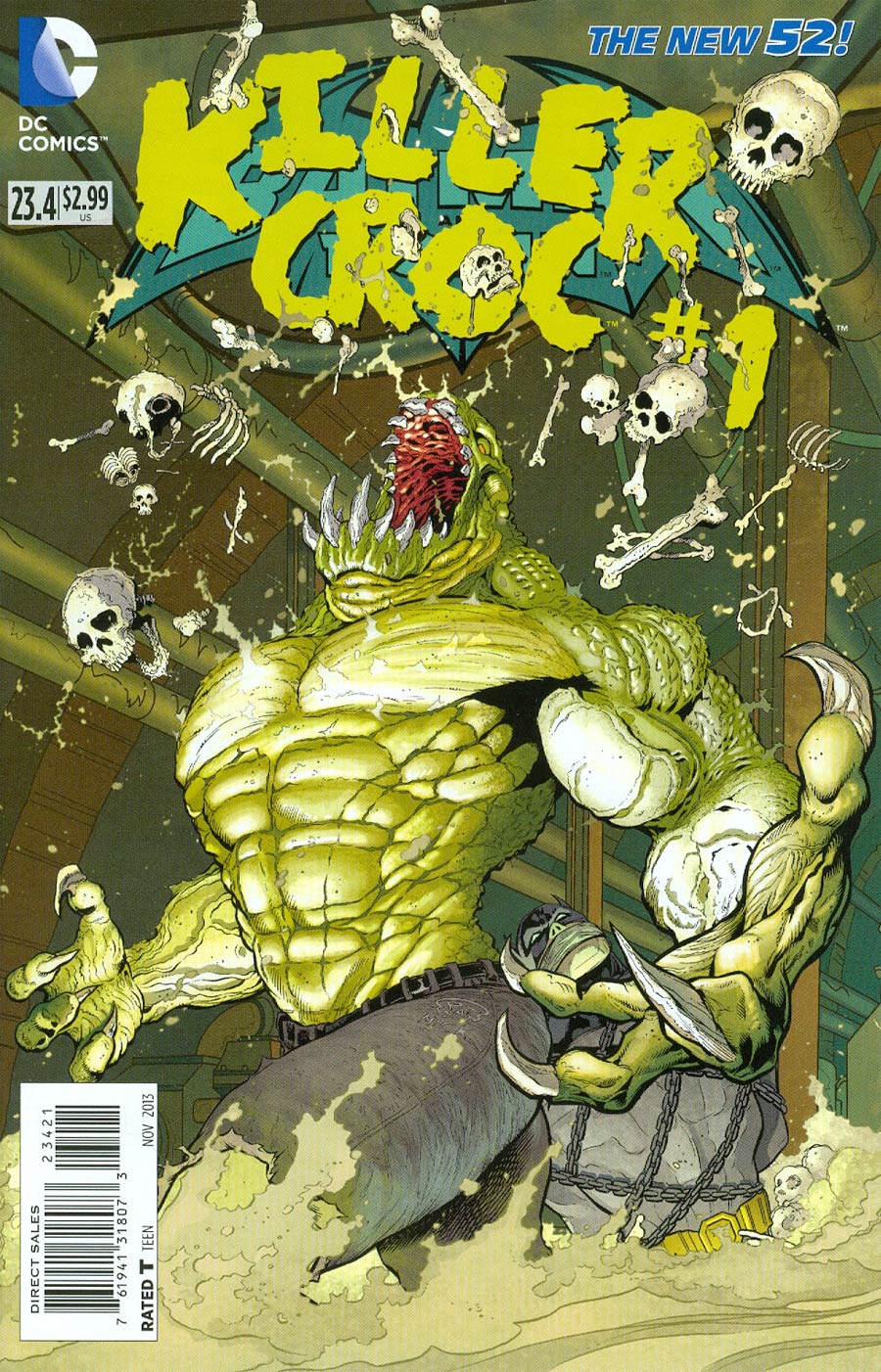 Batman And Robin Vol 2 #23.4 Killer Croc Cover B Standard Cover