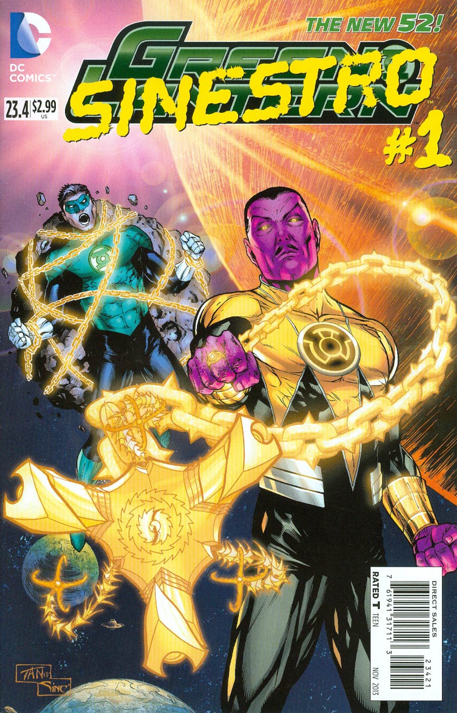 Green Lantern Vol 5 #23.4 Sinestro Cover B Standard Cover