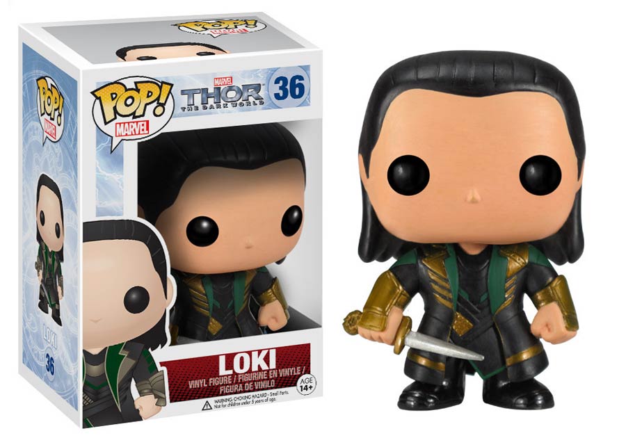 POP Marvel 36 Thor The Dark World Loki Vinyl Bobble Head