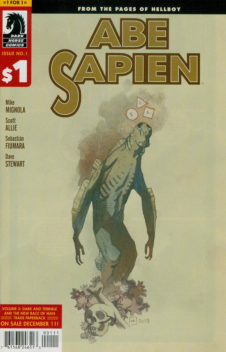 1 For $1 Abe Sapien #1