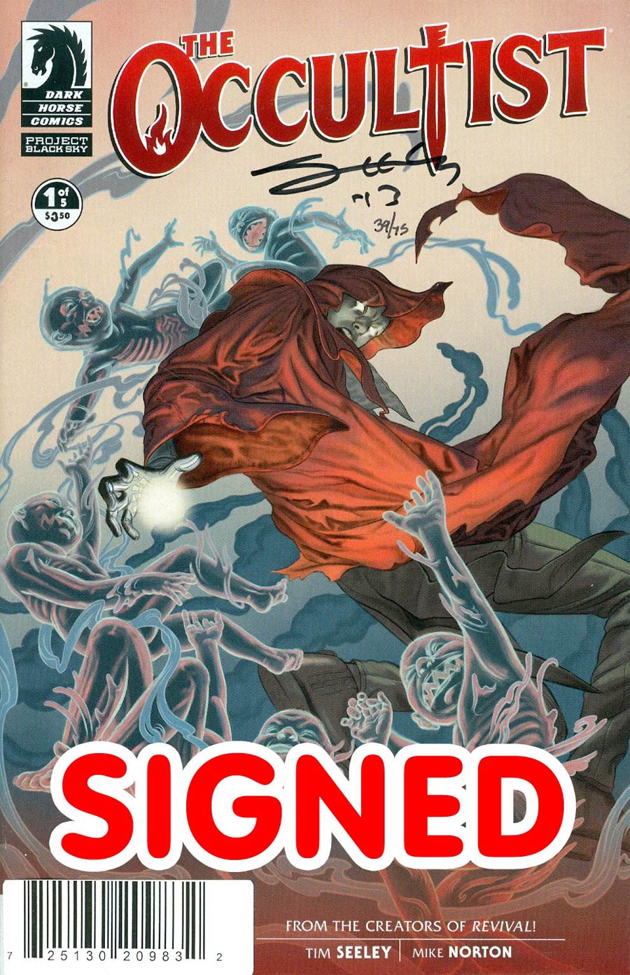 Occultist Vol 3 #1 Cover C DF Signed By Tim Seeley
