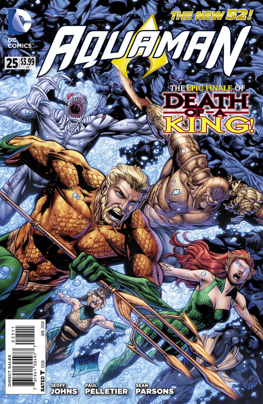 Aquaman Vol 5 #25 Cover A Regular Paul Pelletier Cover