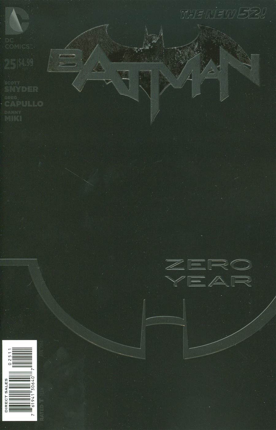 Batman Vol 2 #25 Cover A Regular Greg Capullo Cover (Batman Zero Year Tie-In)