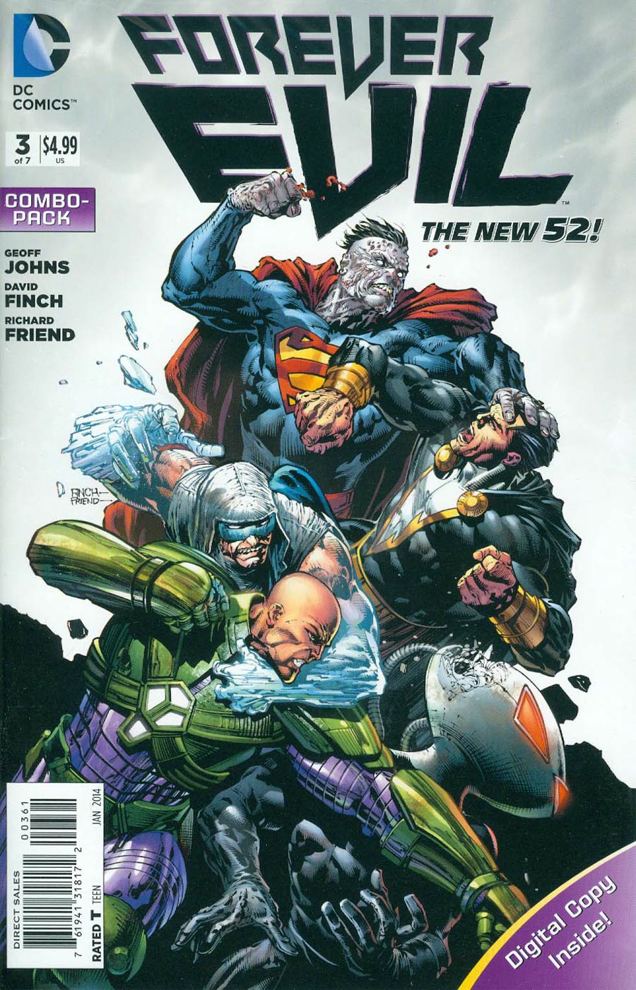 Forever Evil #3 Cover B Combo Pack With Polybag
