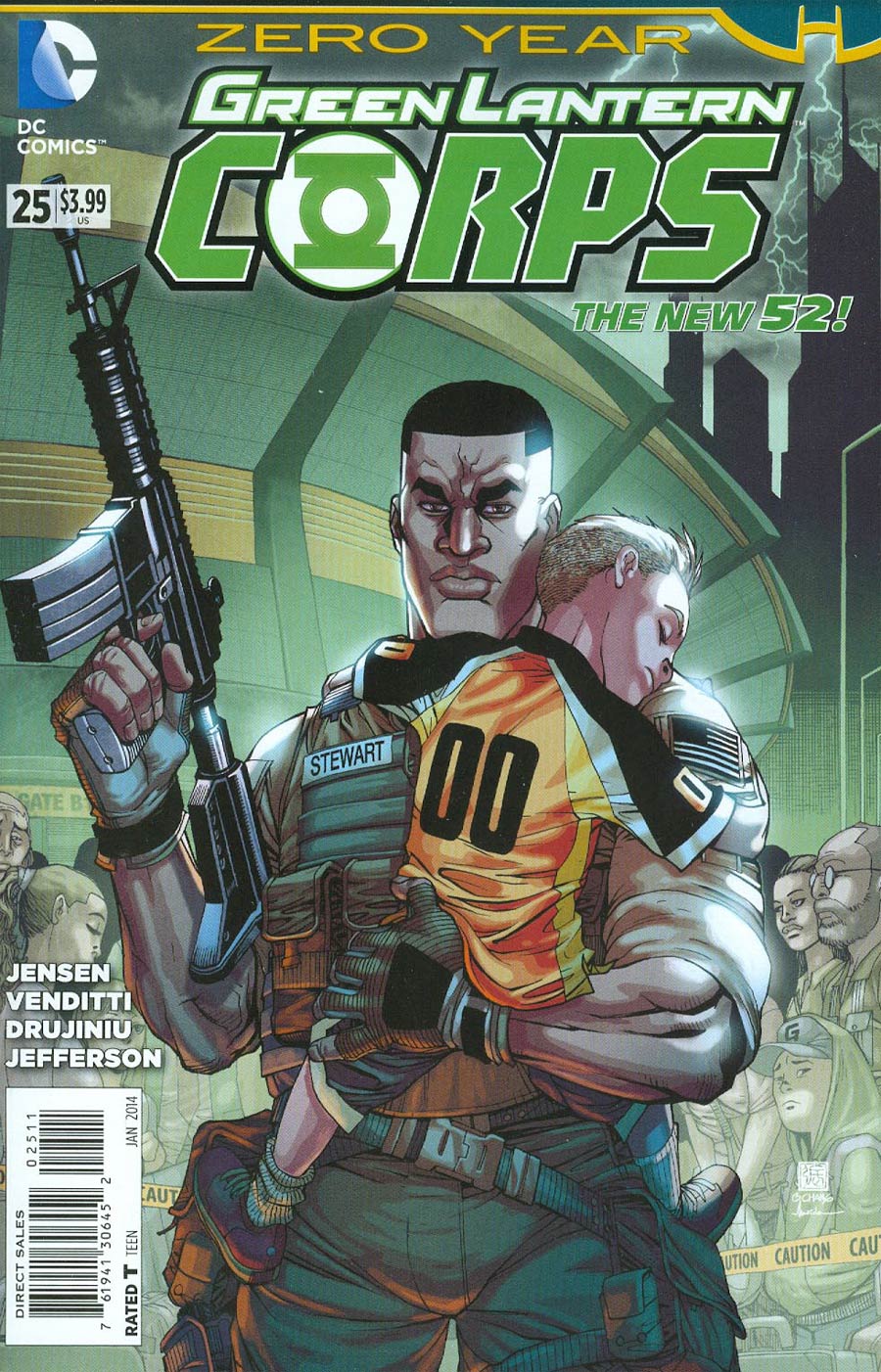 Green Lantern Corps Vol 3 #25 Cover A Regular Bernard Chang Cover (Batman Zero Year Tie-In)