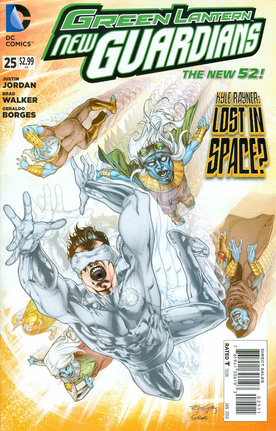 Green Lantern New Guardians #25 Cover A Regular Stephen Segovia Cover