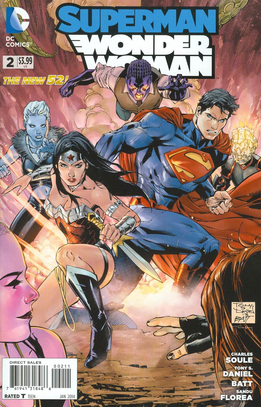 Superman Wonder Woman #2 Cover A Regular Tony S Daniel Cover