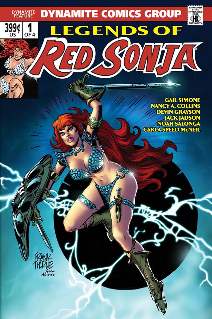 Legends Of Red Sonja #1 Cover B Variant Frank Thorne Subscription Cover