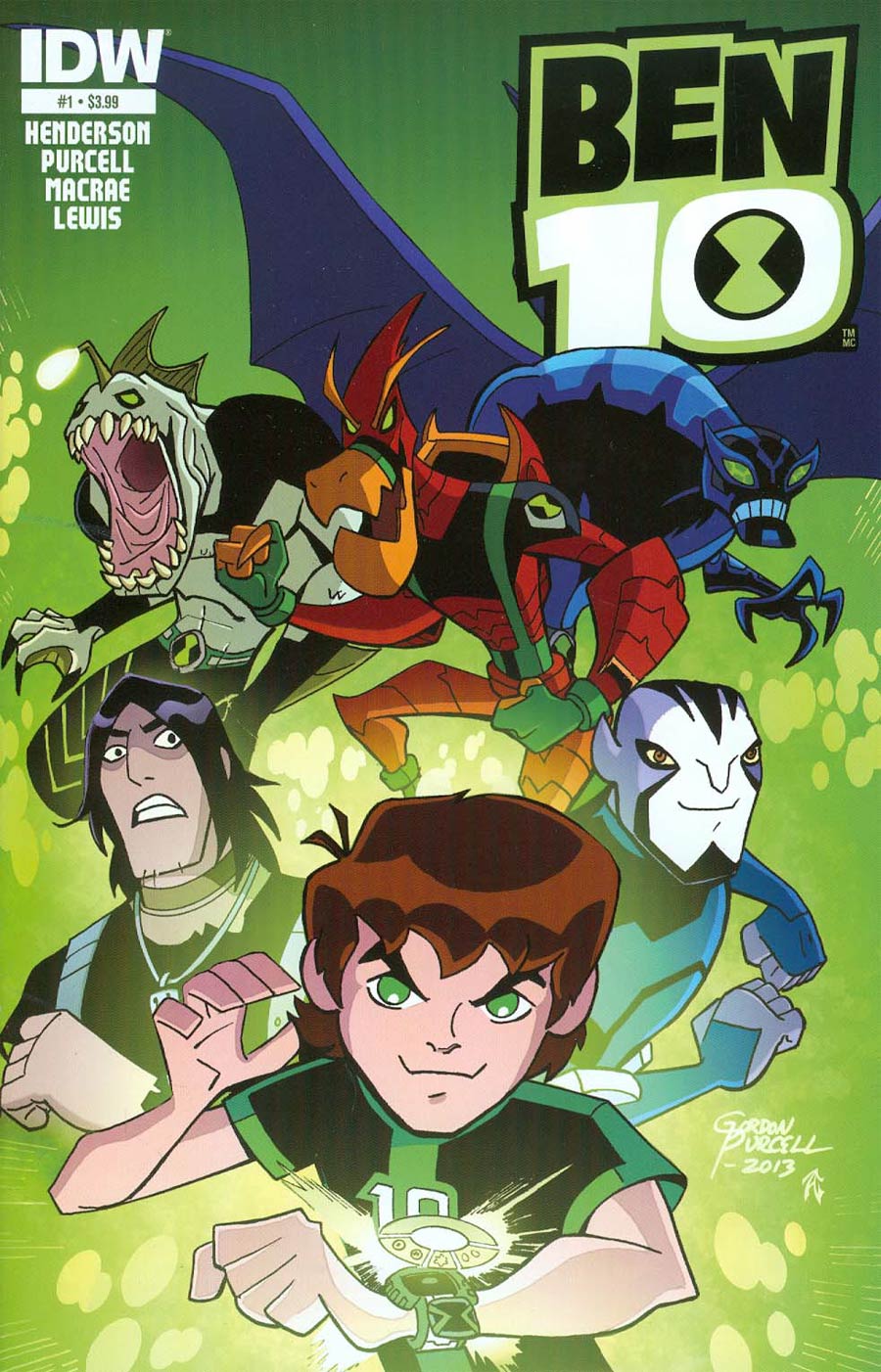 Ben 10 #1 Cover A Regular Gordon Purcell Cover