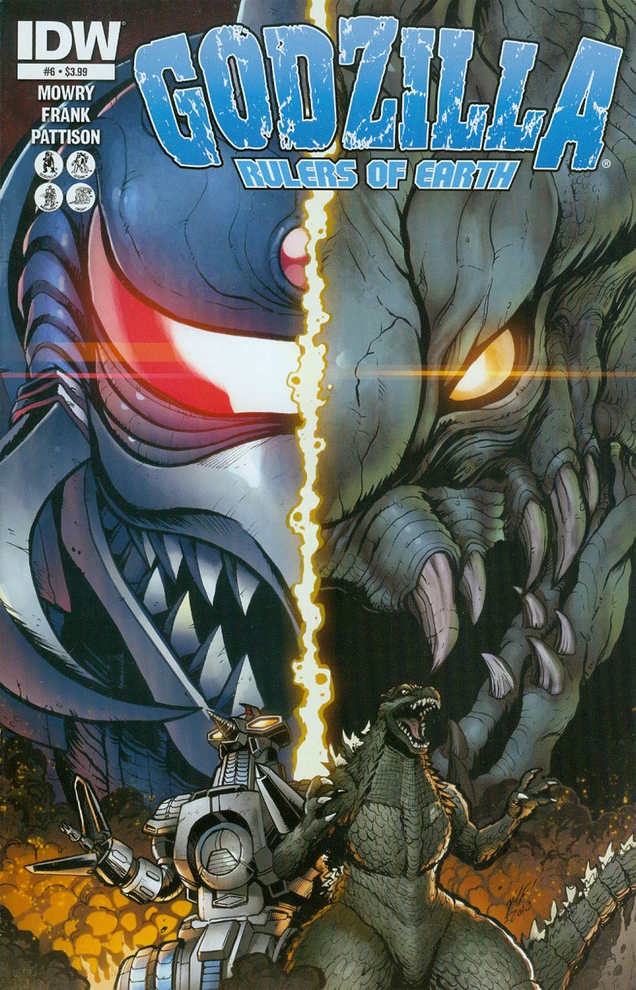 Godzilla Rulers Of The Earth #6 Cover A Regular Matt Frank Cover