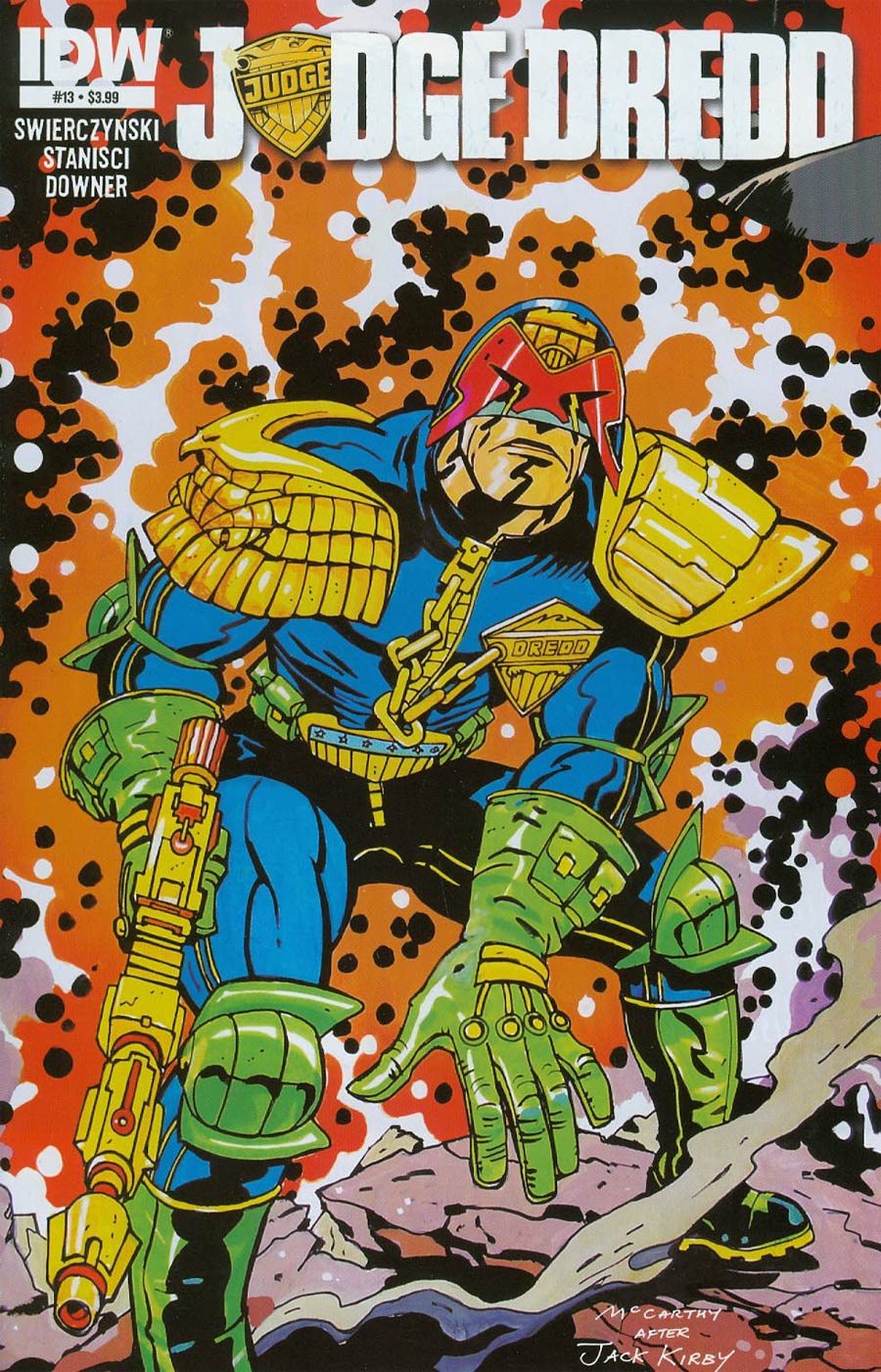 Judge Dredd Vol 4 #13 Cover A Regular Brendan McCarthy Cover