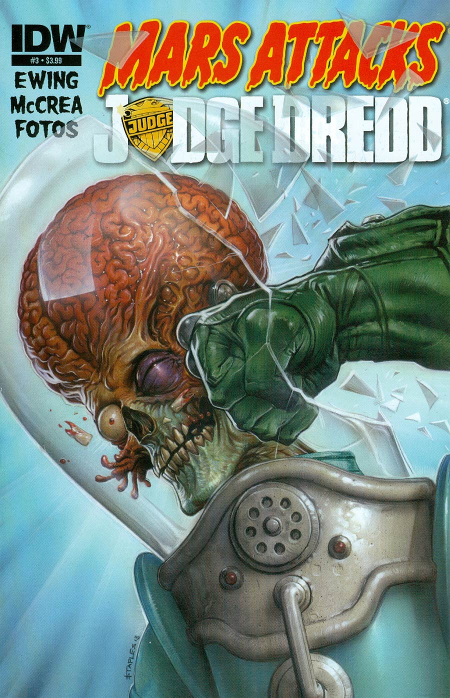 Mars Attacks Judge Dredd #3 Cover A Regular Greg Staples Cover