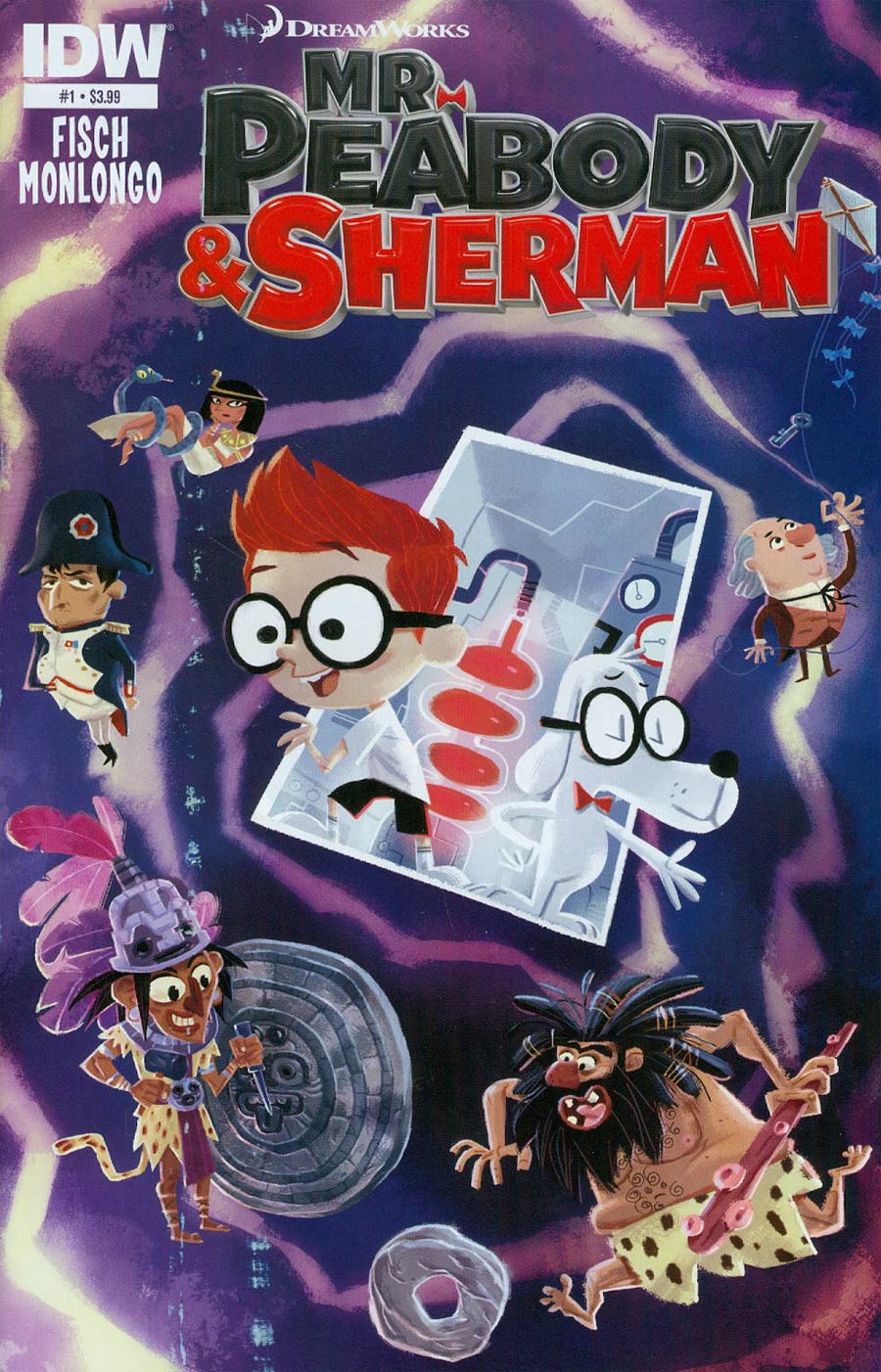 Mr Peabody & Sherman #1 Cover A Regular Jorge Monlogo Cover