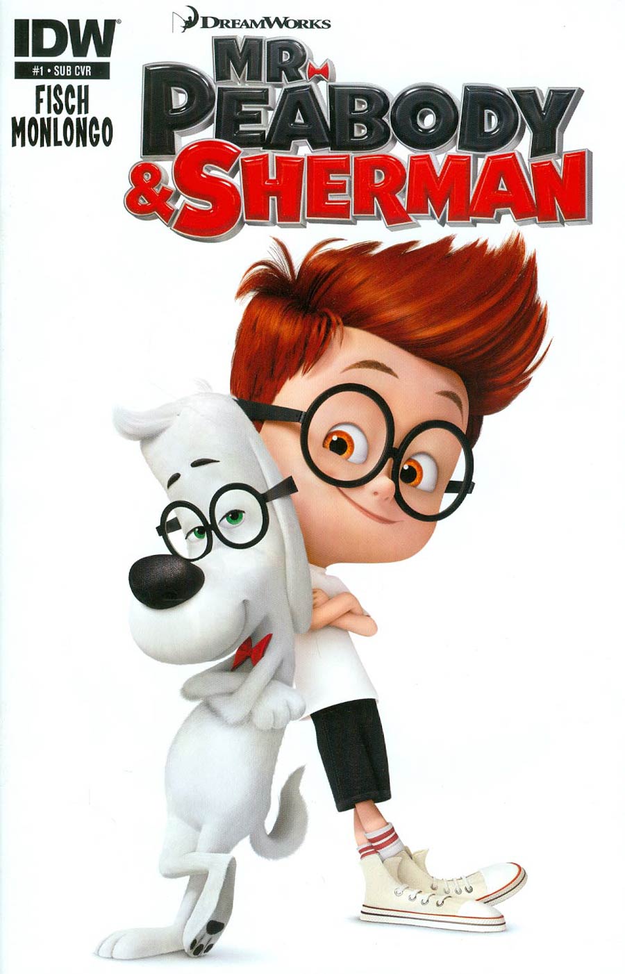 Mr Peabody & Sherman #1 Cover B Variant Animation Art Subscription Cover