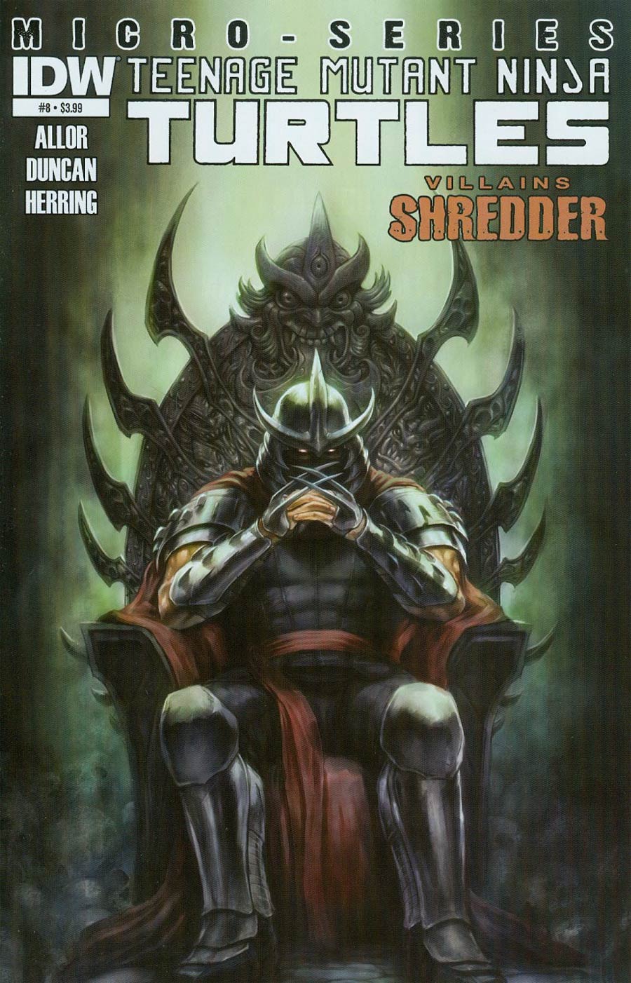 Teenage Mutant Ninja Turtles Villain Micro-Series #8 Shredder Cover A Regular Tyler Walpole Cover
