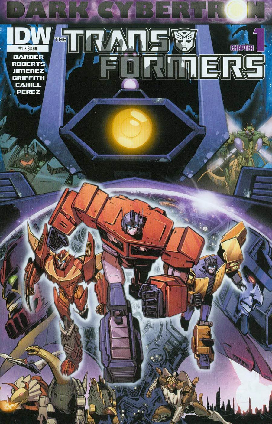 Transformers Dark Cybertron #1 Cover A Regular Phil Jimenez Cover (Dark Cybertron Part 1)