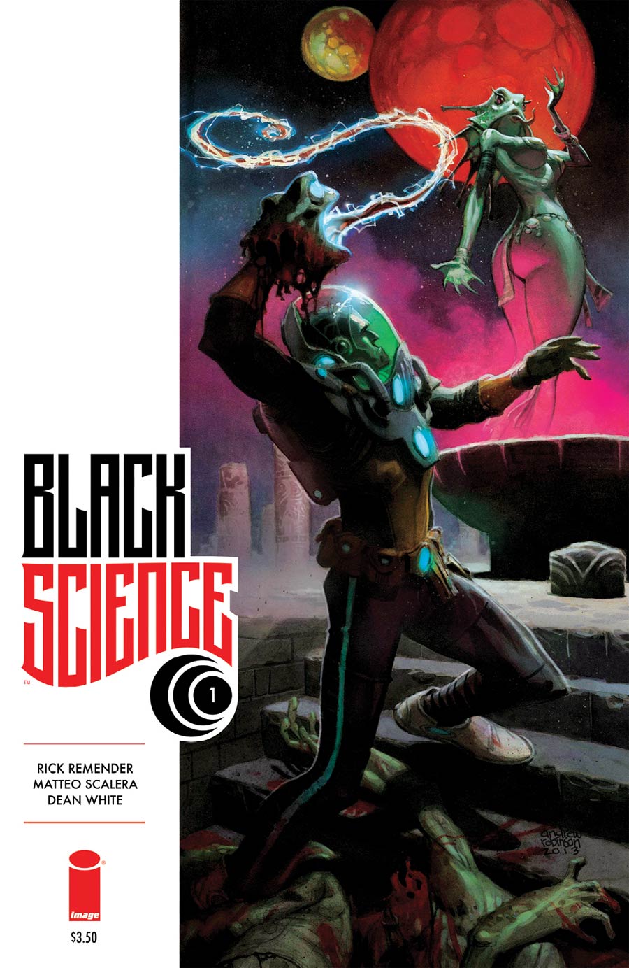 Black Science #1 Cover B Variant Andrew Robinson Cover