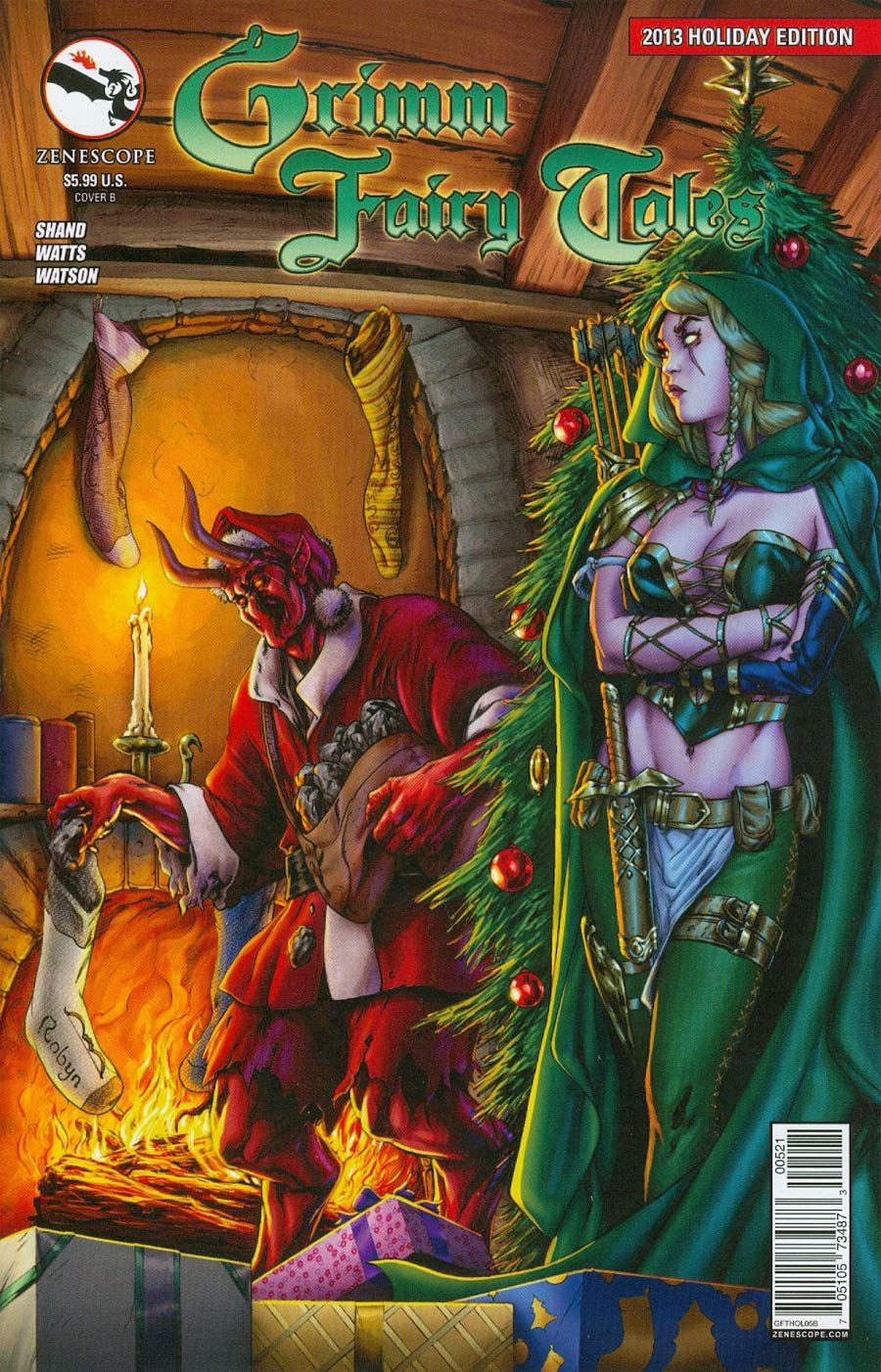 Grimm Fairy Tales 2013 Holiday Special Cover B Steven Cummings