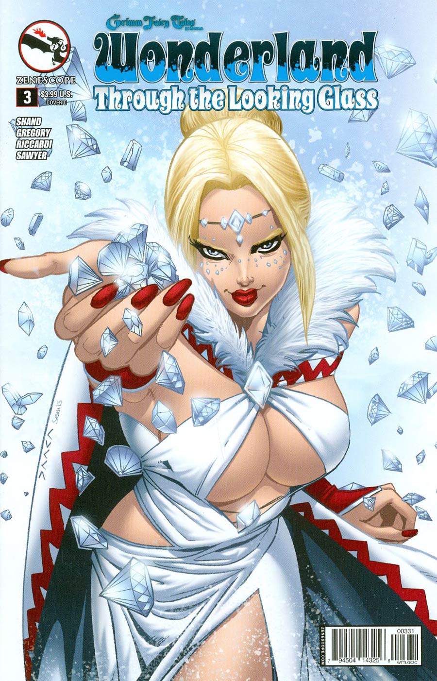 Grimm Fairy Tales Presents Wonderland Through The Looking Glass #3 Cover C Vincenzo Cucca