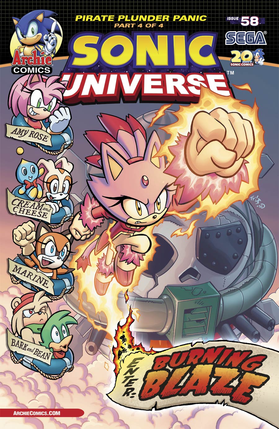 Sonic Universe #58 Cover A Regular Tracy Yardley Cover