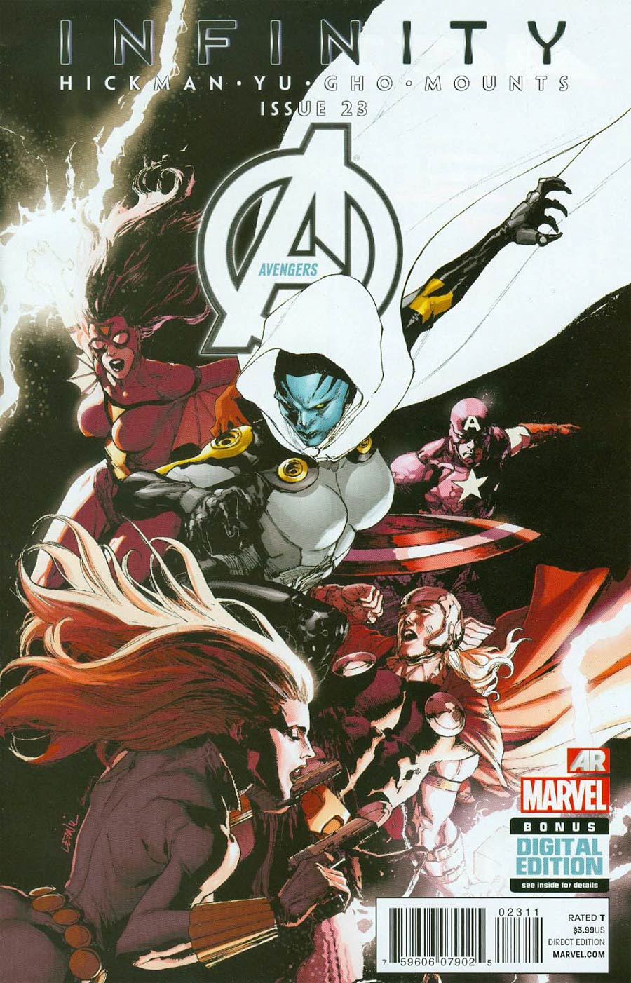 Avengers Vol 5 #23 Cover A Regular Leinil Francis Yu Cover (Infinity Tie-In)