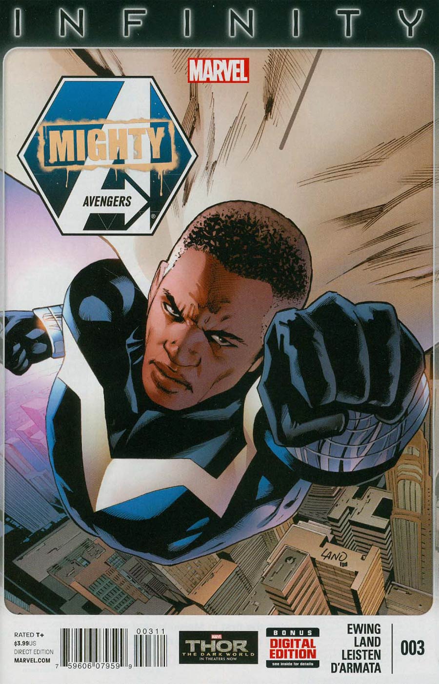 Mighty Avengers Vol 2 #3 Cover A Regular Greg Land Cover (Infinity Tie-In)