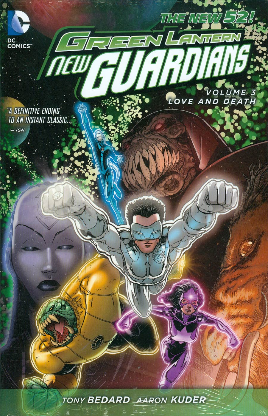 Green Lantern New Guardians (New 52) Vol 3 Love & Death HC